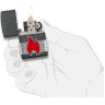 Зажигалка ZIPPO CLASSIC RED VINTAGE WRAP 29663